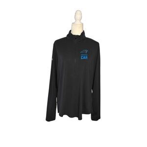 Under Armour NFL Carolina Panthers black 1/4 zip - XL
